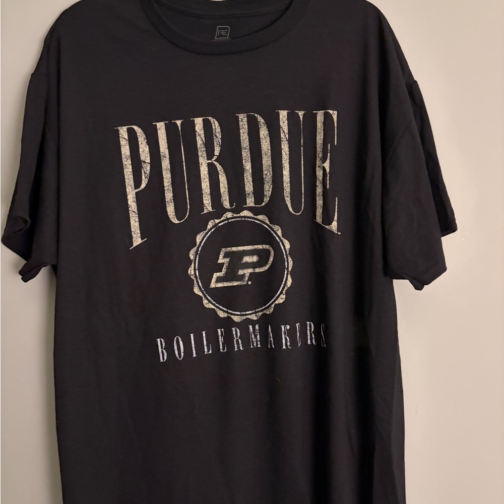 Pro Edge Purdue Boilermakers Black Graphic Tee